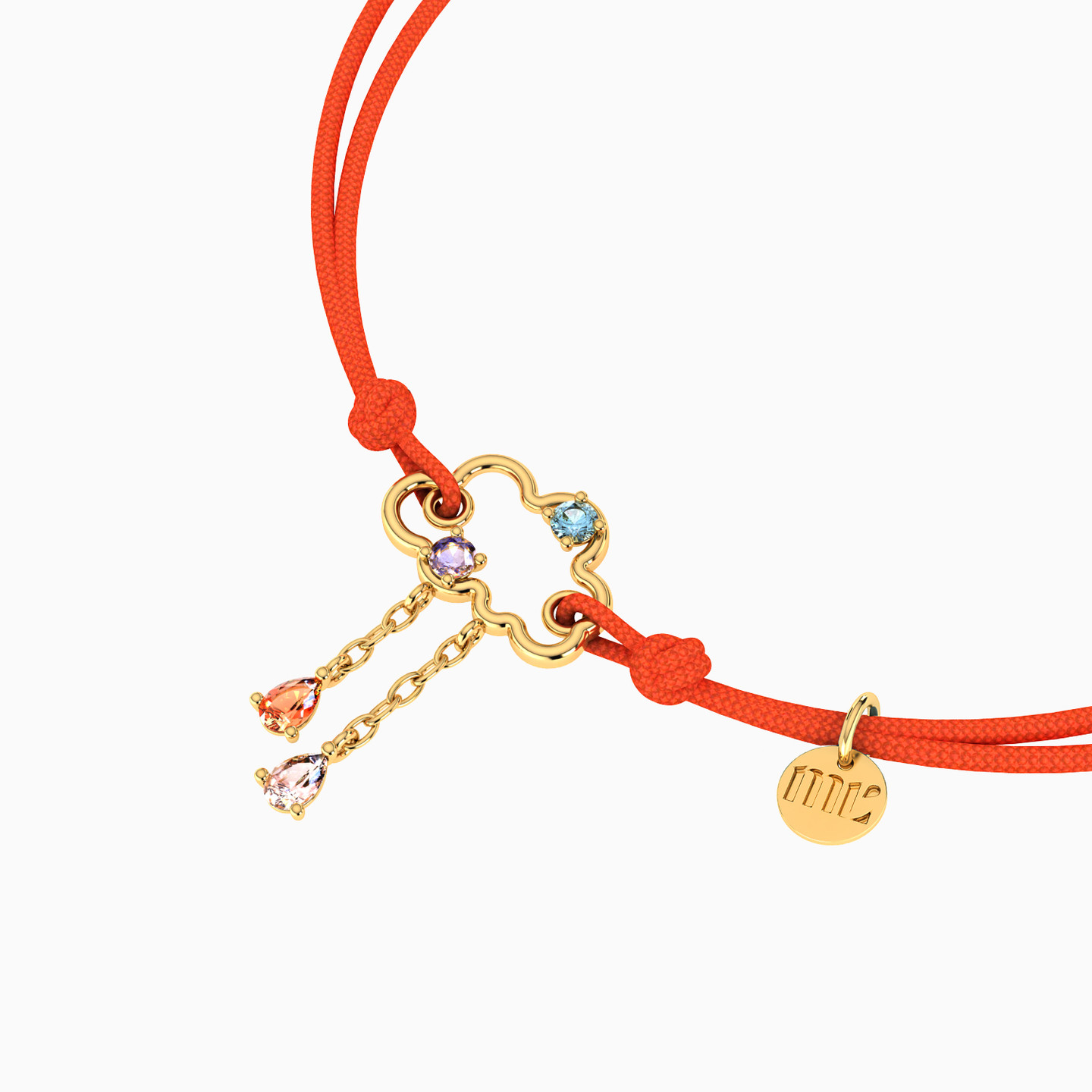 Cord Bracelet in 14K Gold - 3 Cord Bracelet in 14K Gold - 3