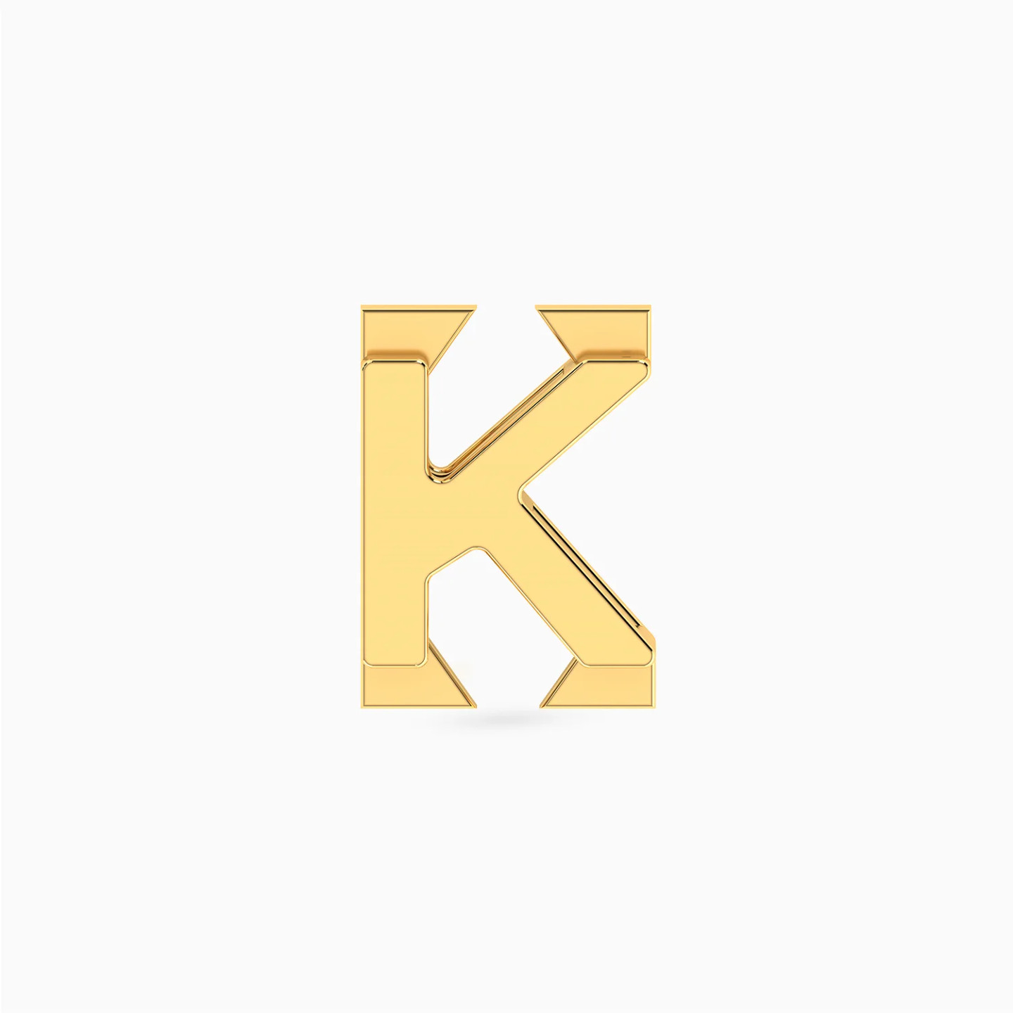 دلاية صغيرة شكل حرف K ذهب عيار 18 قيراط دلاية صغيرة شكل حرف K ذهب عيار 18 قيراط