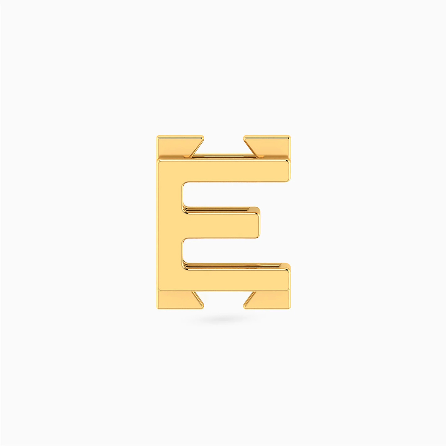 Letter E Charm in 18K Gold Letter E Charm in 18K Gold