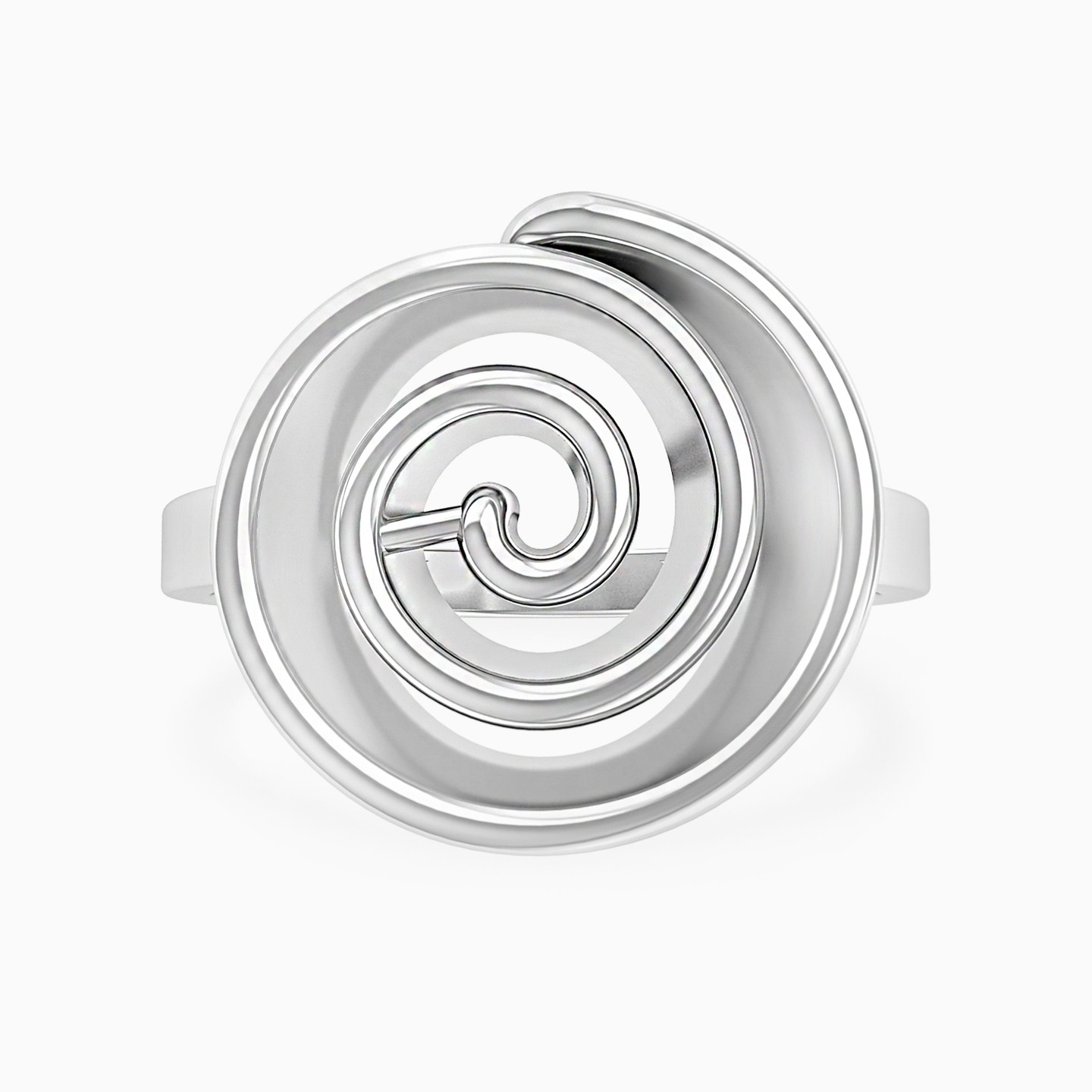 Spiral Ring In Sterling Silver Spiral Ring In Sterling Silver