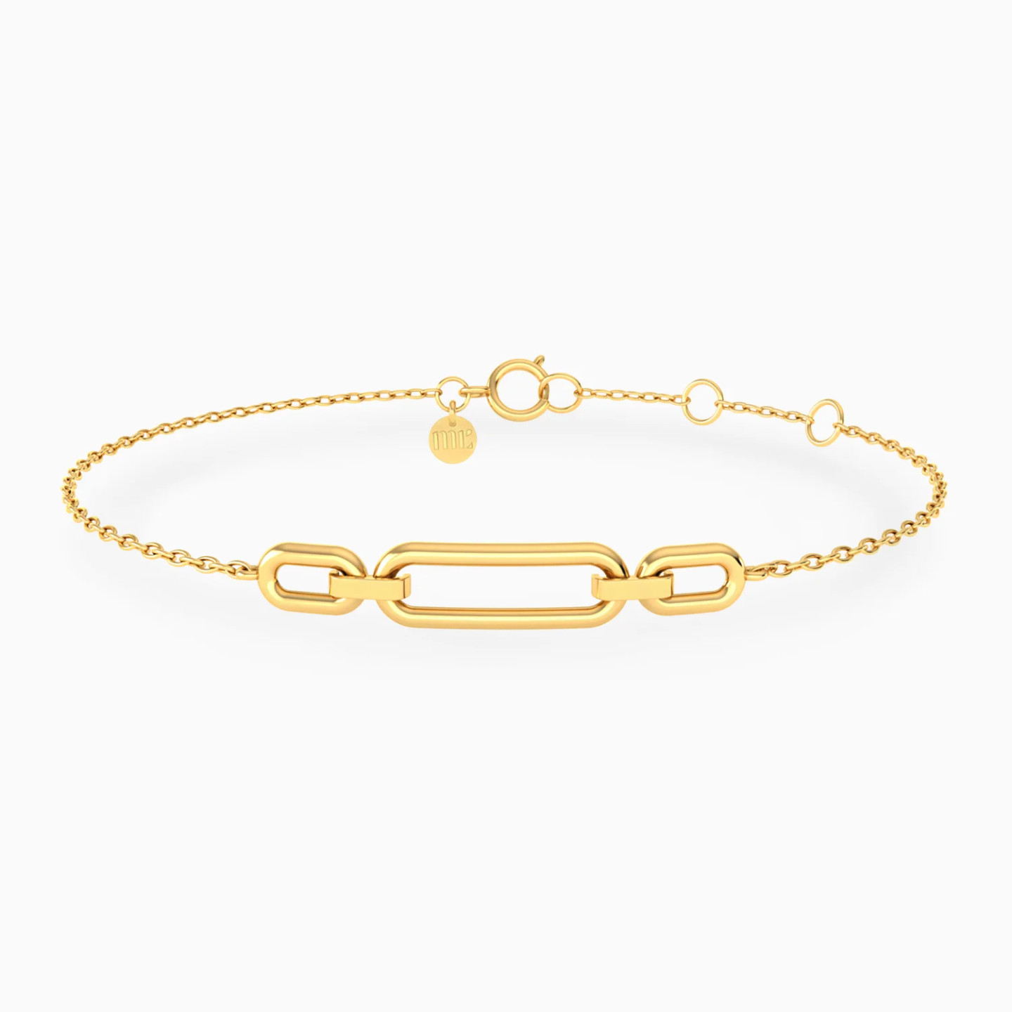 Elongated Oval Links Chain Bracelet in 18K Gold Elongated Oval Links Chain Bracelet in 18K Gold