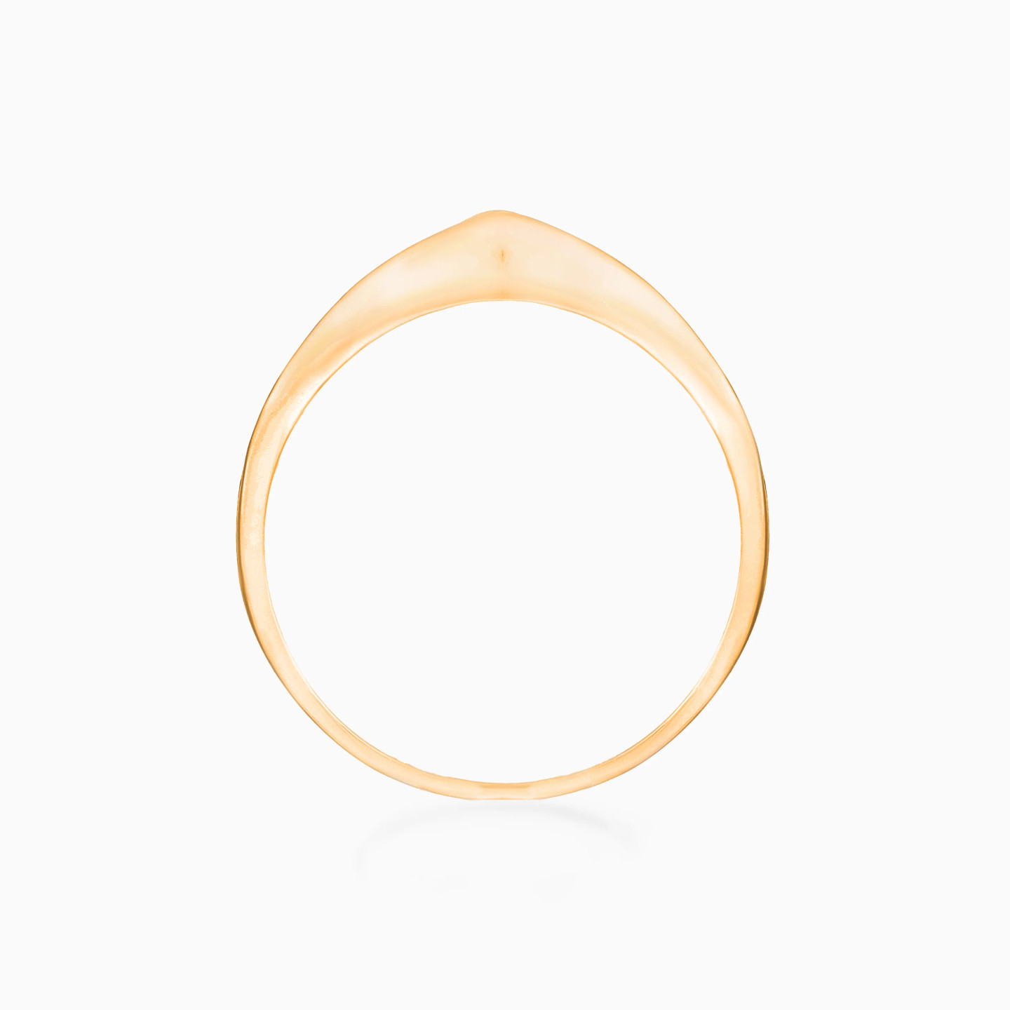 Textured Triangles Ring in 21K Gold - 4 Textured Triangles Ring in 21K Gold - 4
