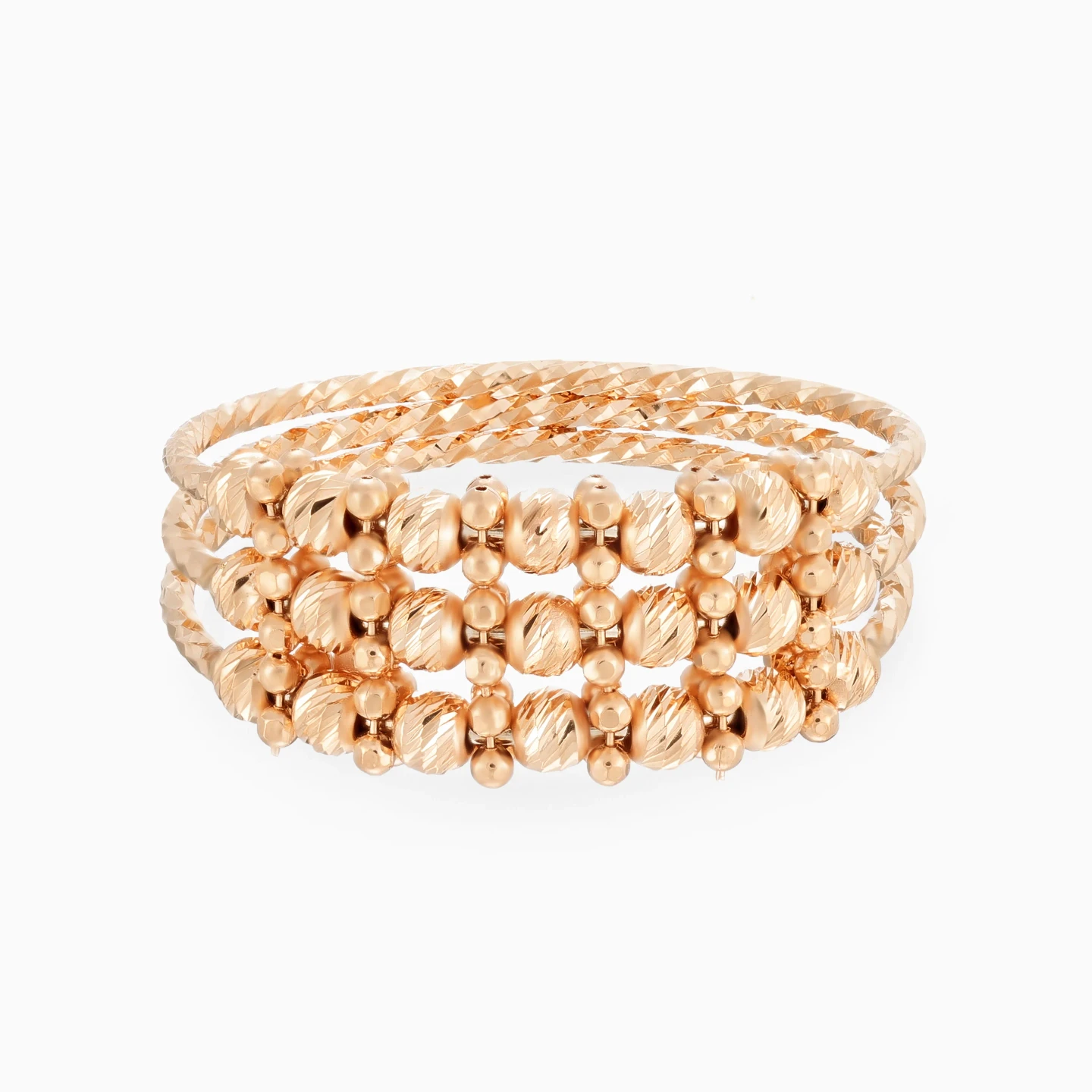 Beaded Multiband Ring in 21K Gold Beaded Multiband Ring in 21K Gold
