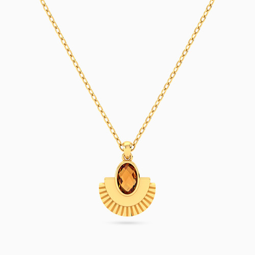 MLN2161 - Summer Sun Amber Stone Necklace in 18K Gold - 21046111381-1.jpg