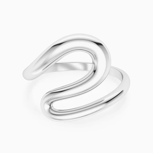 WR460 - Soft Curved Band Ring in Silver (Size 18) - 167021100661180-1.webp