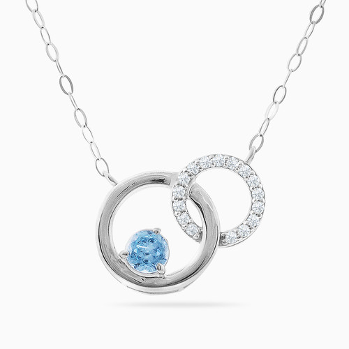 LIN1004 - Circle Diamond & Colored Stones Necklace in 18K Gold - 111404350039-1.jpg