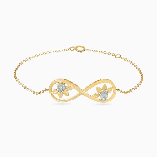 LDB448 - infinity Diamond Chain Bracelet in 18K Gold - LBR50052-1.jpg