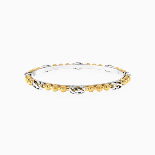 LGB484 - Kids Beaded Bangle Bracelet in 18K Gold - 12015110171-1.jpg