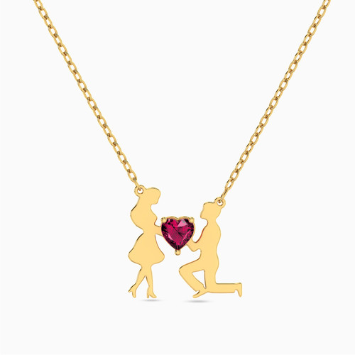 LIN711 - Couple Colored Stone Necklace in 18K Gold - 111404130295-1.jpg