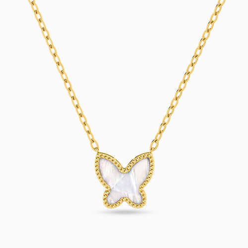 MLN636 - Butterfly Colored Stones Necklace in 18K Gold - 21046110708-1.jpg