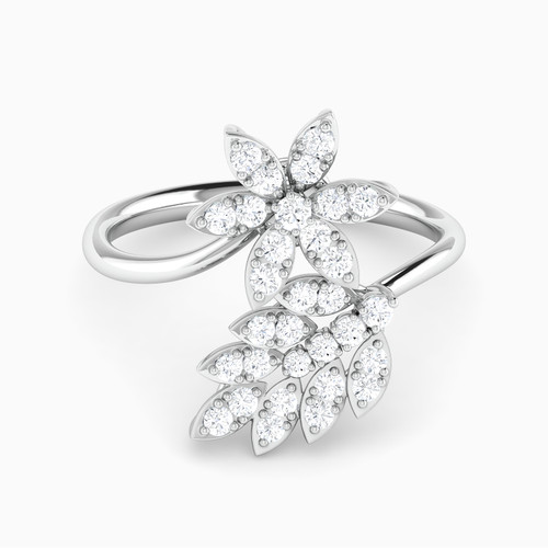 LDR2240 - Flower Diamond Two-headed Ring in 18K Gold - RN124955W18DI1-1.jpg