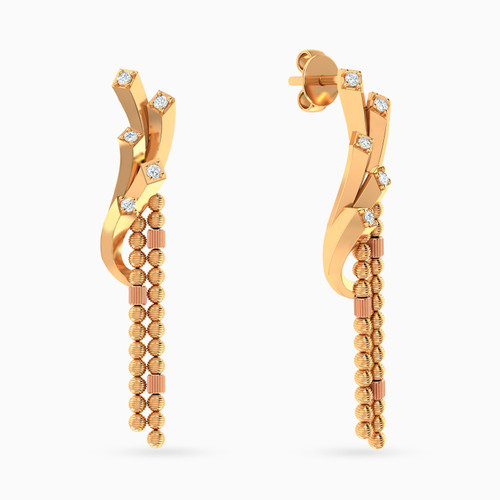 LGE176 - Beaded Drop Earrings in 21K Gold - 12003110060-1.jpg