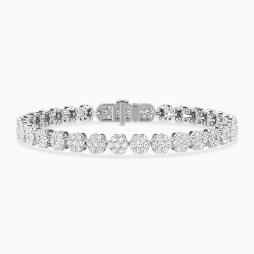 LDB469 - Diamond Tennis Bracelet in 18K Gold - KB500374-1.jpg