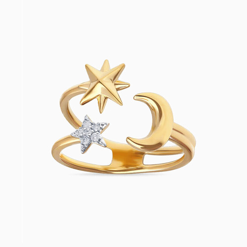 MLR242 - Celestial Diamond Two headed Ring in 18K Gold - 41189-1.jpg