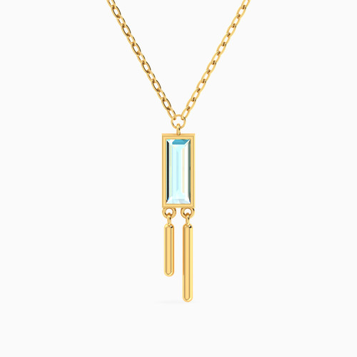 LIN1042 - Baguette Colored Stones Necklace in 18K Gold - 111404150396-1.jpg