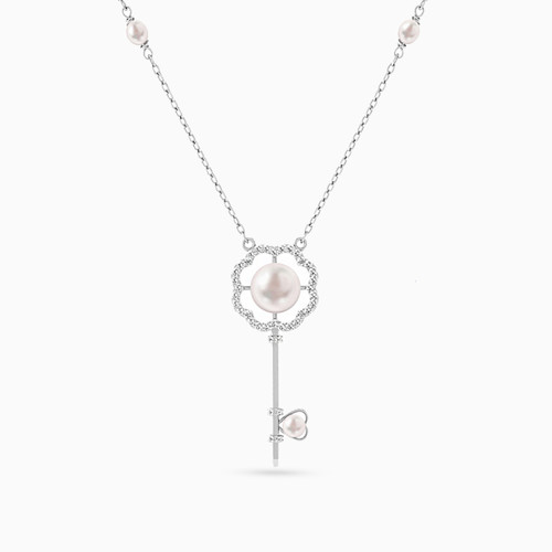 LIN313 - Key Diamond & Pearl Necklace in 18K Gold - 111406200005-1.jpg
