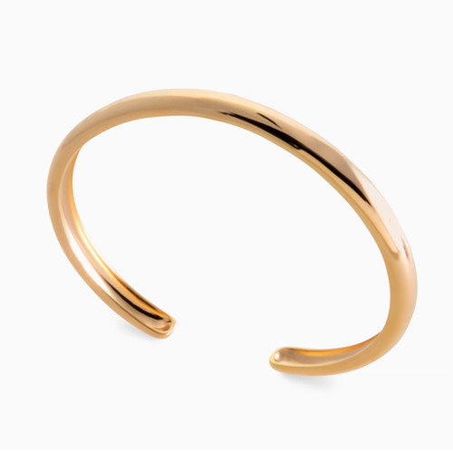 WB129 - Slim Gold Plated Cuff Bracelet - 92202758-1.jpg