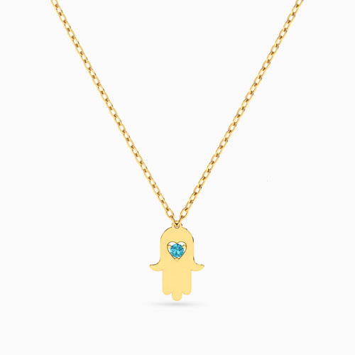 MLN960 - Hamsa Colored Stones Necklace in 18K Gold - 21046140955-1.jpg