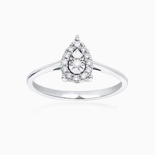 LDR222 - Pear Diamond Ring in 18K Gold - KR700228-1.jpg