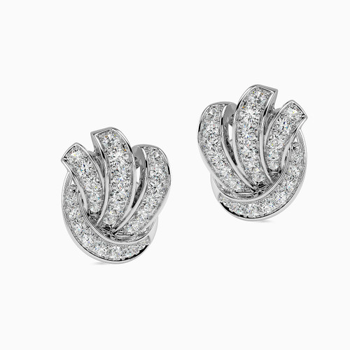 LDE301 - Knot Diamond Stud Earrings in 18K Gold - KE607621-1.jpg