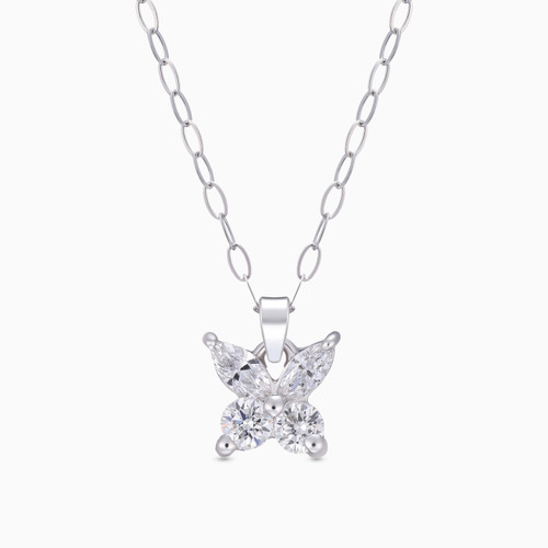 LDN764 - Kids Butterfly Diamond Necklace in 18K Gold - LNE00038-1 .jpg