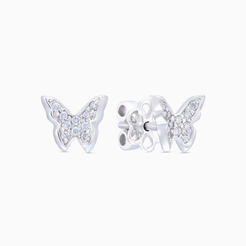 LDE291 - Kids Butterfly Diamond Stud Earrings in 18K Gold - LEA00027-1.jpg