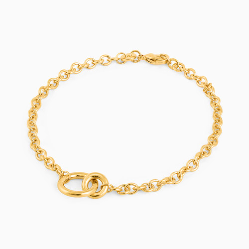 WB67 - Link Gold Plated Chain Bracelet - 92184818-2.jpg