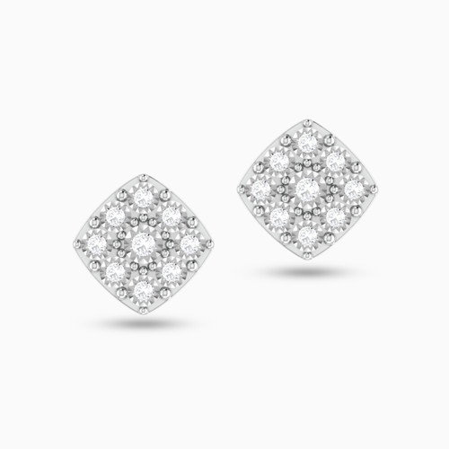 LDE480 - Square Diamond Stud Earrings in 18K Gold - ER414218W18DI1-1.jpg