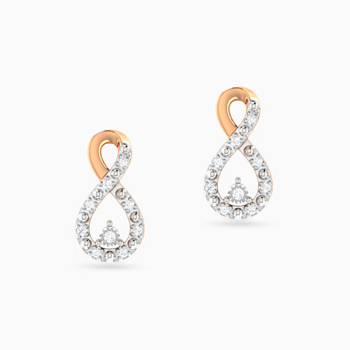 LDE481 - Infinity Diamond Stud Earrings in 18K Gold - ER414293P18DI1-1.jpg