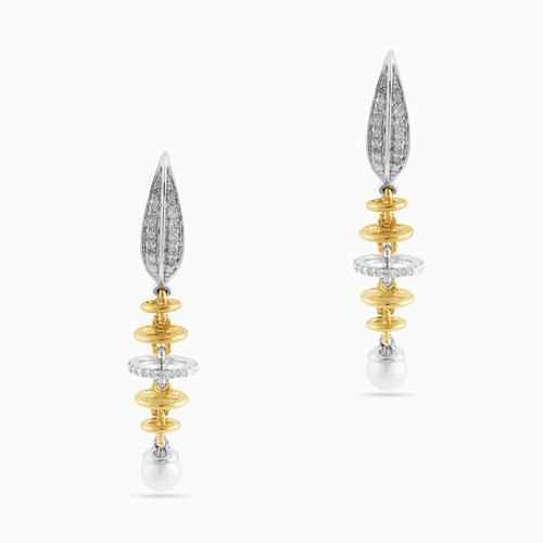 LDE282 - Leaf Diamond & Pearl Drop Earrings in 18K Gold - LEA00015-1.jpg