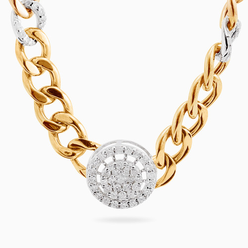 LIN758 - Round Diamond Necklace in 18K Gold - 111402100081-1.jpg