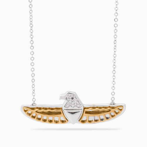 MLN815 - Eagle Diamonds Necklace in 18K Gold - 5138-1.jpg
