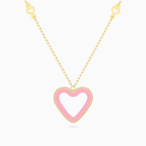 LIN317 - Heart Rose Stone Necklace in 18K Gold - 111408110004-1.jpg
