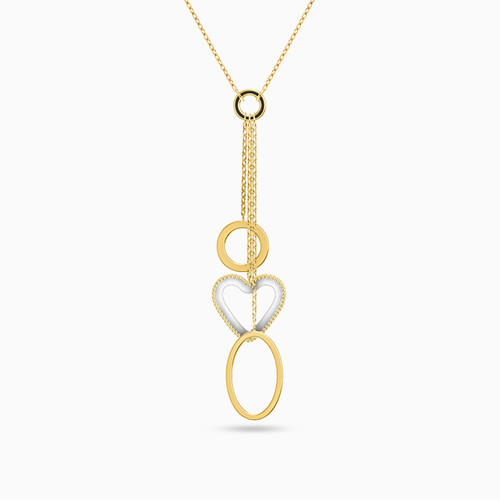 LIN314 - Multi-shaped Colored Stones Necklace in 18K Gold - 111408100002-1.jpg