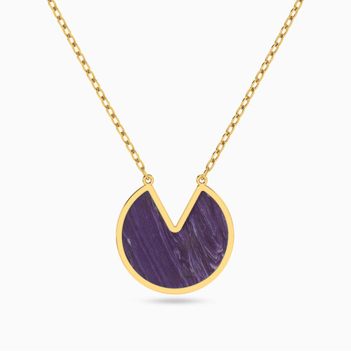 LIN708 - Circle Pearl Necklace in 18K Gold - 111405160287 - 1.jpg