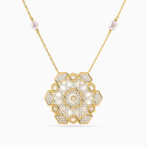 LIN432 - Flower Diamond & Pearl Necklace in 18K Gold - 111407400007-1.jpg