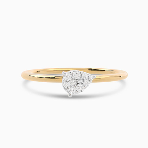 LDR2325 - Pear Diamond Ring in 18K Gold - AJR22622P-1.jpg