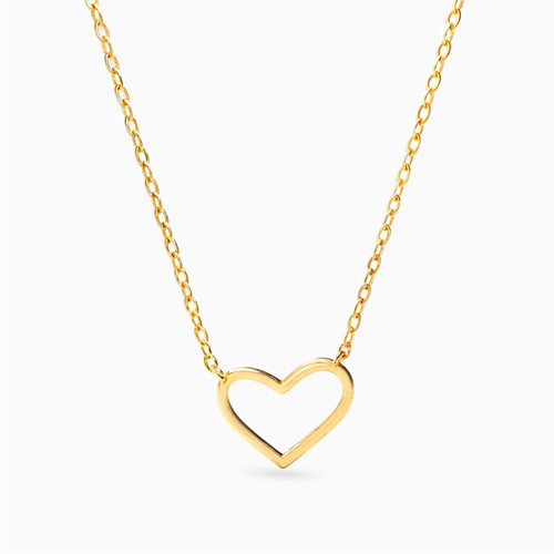 MLN87 - Heart Necklace in 18K Gold - 21046030020-1.jpg