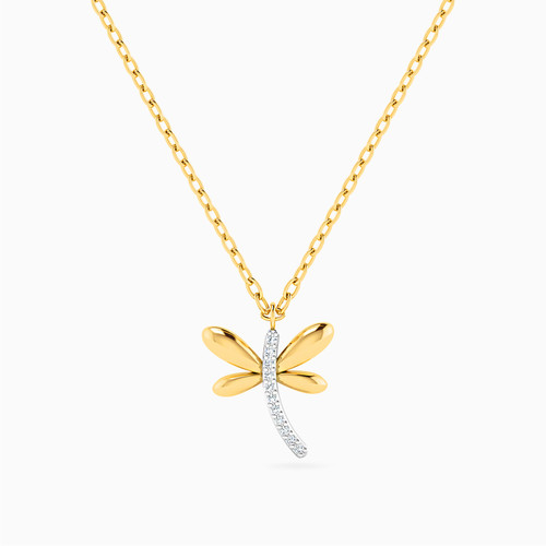 MLN446 - Dragonfly Diamonds Necklace In 18K Gold - 21046110692-1.jpg