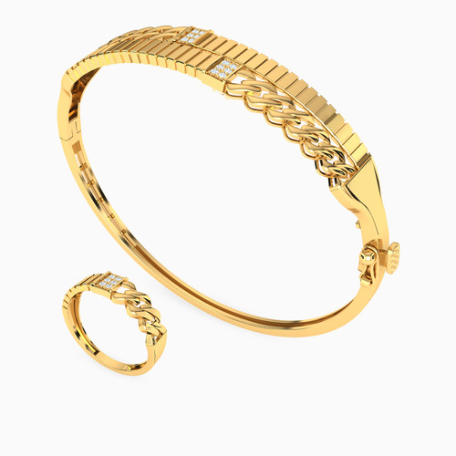 LGS175 - Links Cubic Zirconia Half Set in 21K Gold (2 Pieces) - 22011110934-1.jpg