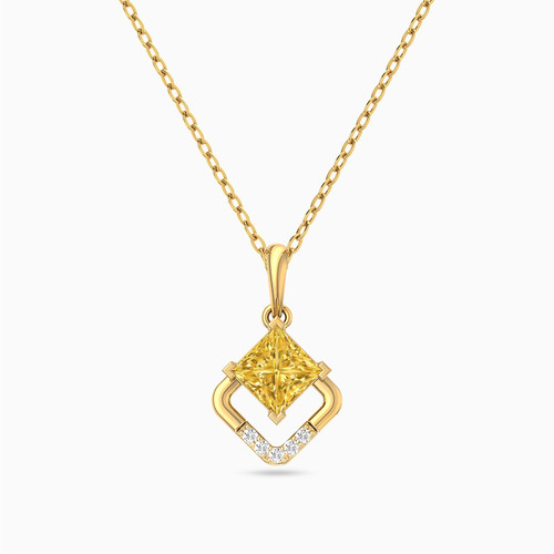 LIN340 - Heart Diamond & Yellow Stone Necklace in 18K Gold - 111404120029-1.jpg