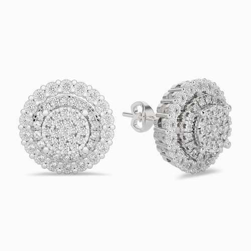 LDE438 - Circle Diamond Stud Earrings in 18K Gold - MSE00027-WG-1.jpg