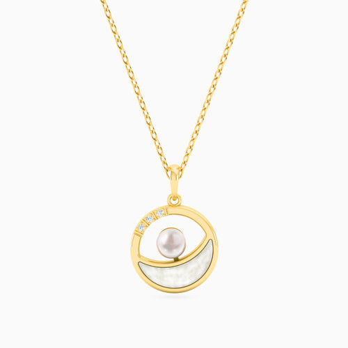 LIN307 - Circle Diamond & Pearl Necklace in 18K Gold - 111405100002-1.jpg
