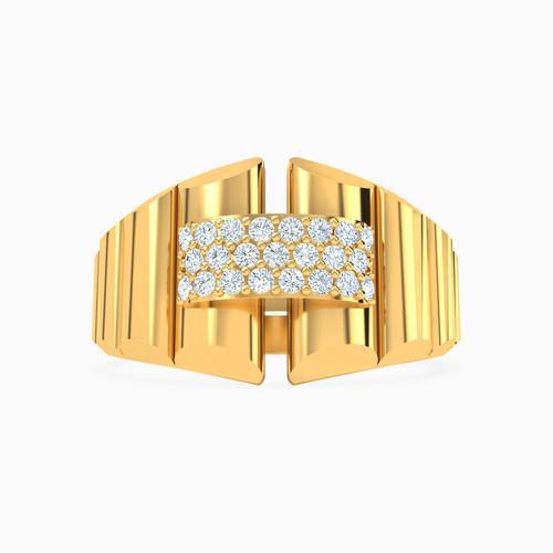 LGR658 - Circle Cubic Zirconia Ring in 21K Gold - 22002111737-1.jpg