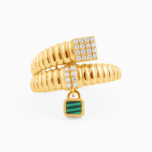 LGR327 - Lock Colored Stones Ring in 18K Gold - 21002790127-1.jpg