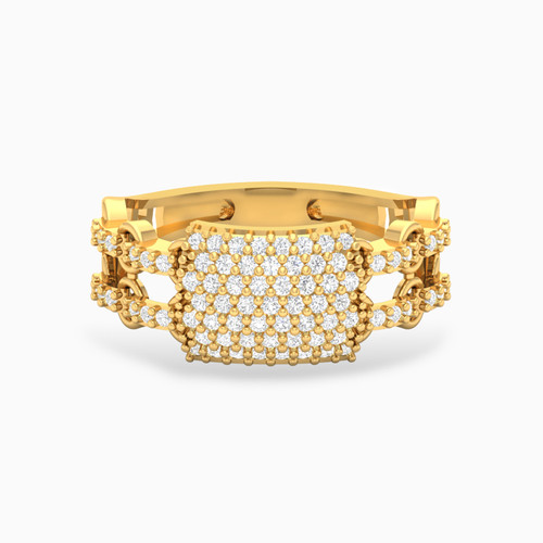 LGR477 - Rectangle Cubic Zirconia Ring in 18K Gold - 61002180015-1.jpg