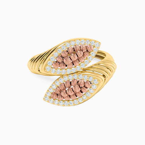 LGR94 - Marquise Cubic Zirconia Two headed Ring in 21K Gold - 22002020140-1.jpg