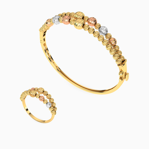 LGS101 - Beaded Half Set in 21K Gold (2 Pieces) - 22011020165-1.jpg