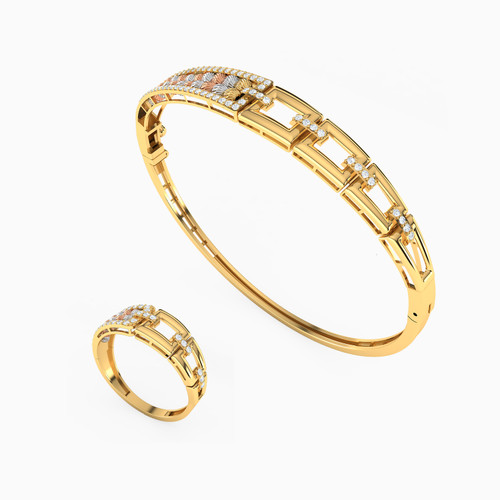 LGS113 - Links Cubic Zirconia Half Set in 21K Gold (2 Pieces) - 22011110847-1.jpg