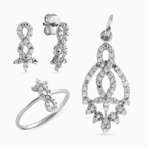 LGS128 - InfinityCubic Zirconia Half Set in 18K Gold (3 Pieces) - 21006180135-1.jpg